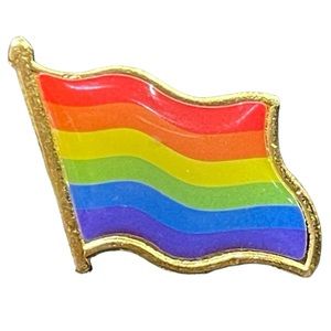 New Rainbow LGBT LGBTQ+ Gay Pride Unisex Lapel Pin Badge Brooch Flag Design